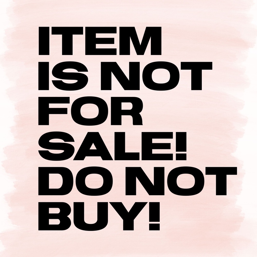 Not for sale